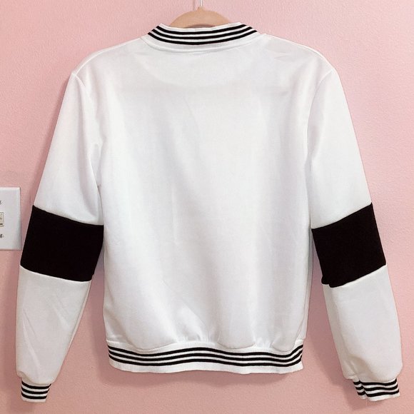 Two-Tone Bomber Jacket Yesstyle - Picture 3 of 3